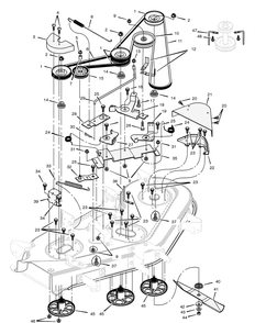 Part Location Diagram of 7769205 Murray Blade